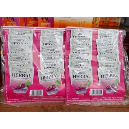 

Vegeta Herbal (1 Renceng Isi 12 Sachet). Minuman Pelancar BAB. Cocok Untuk Menjaga Stabilitas Berat Badan