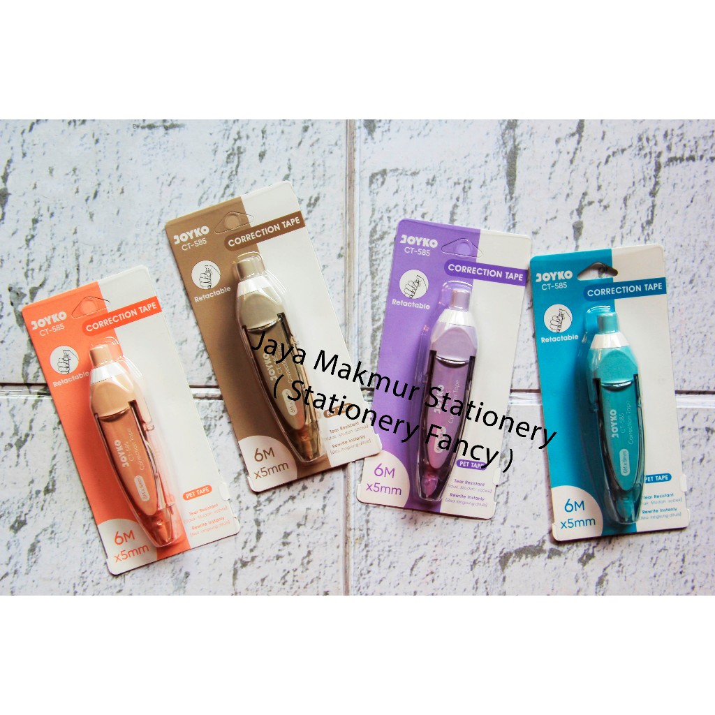 

Tip Ex Correction Tape Joyko CT-585 (Eceran)