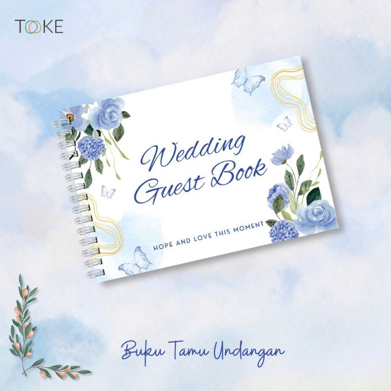 

BUKU TAMU UNDANGAN AESTHETIC / BUKU TAMU PERNIKAHAN / WEEDING GUEST BOOK