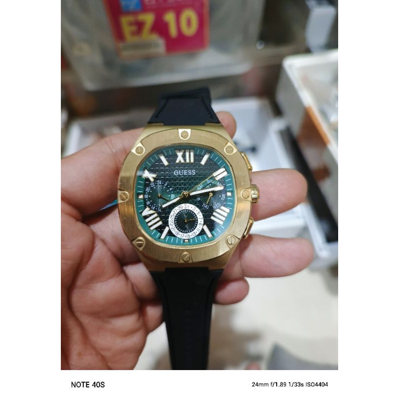 Jam Tangan Guess GW0571G3 Original - Green Gold