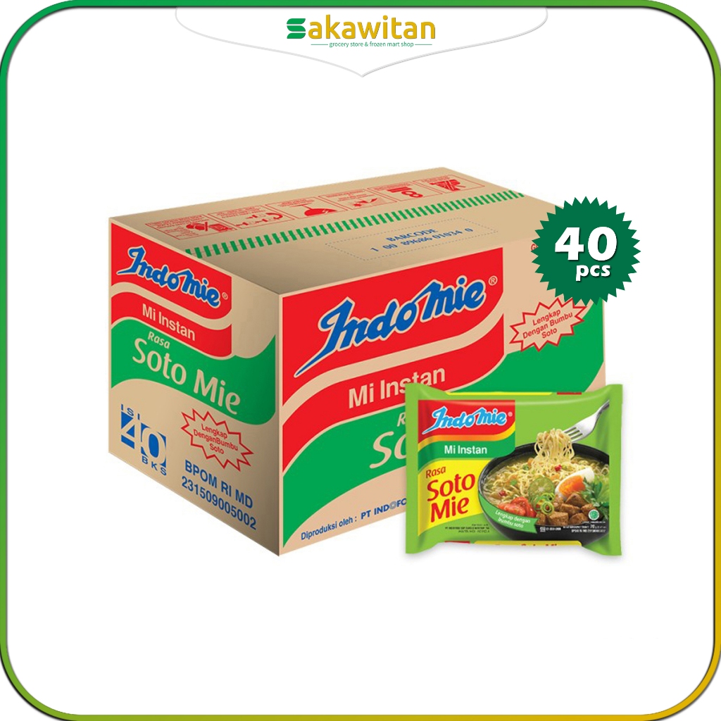 

Indomie Soto Mie 1 Dus 40 Pcs 70 Gram | Sakawitan