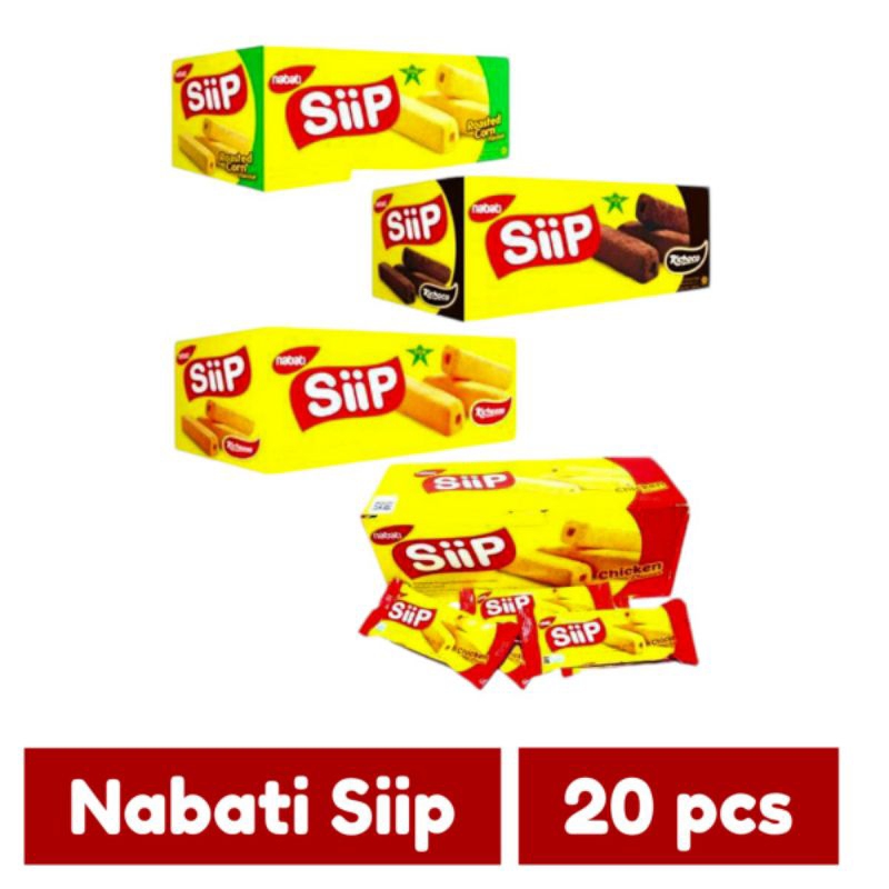 

Nabati SIIP Box isi 20 Siip richesse richoco chicken corn