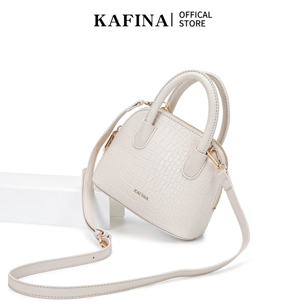 PAKET HEMAT KAFINA -Tas Selempang Wanita Import Croco Hand Bag Terbaru Kekinian Original Branded -