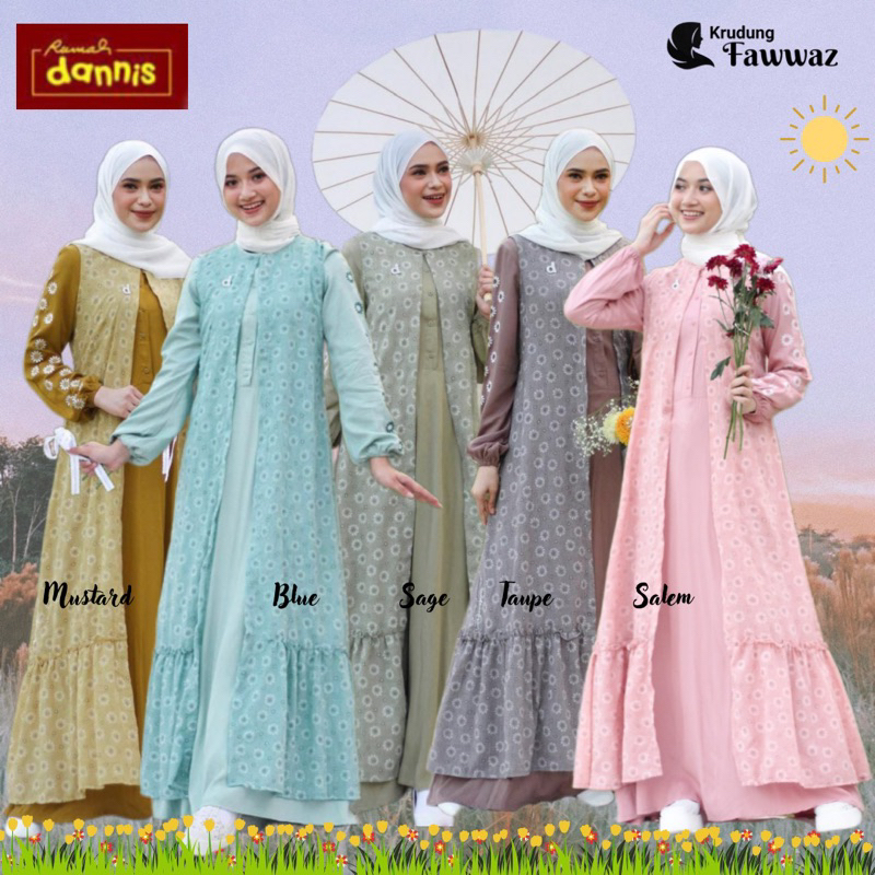 READY ABAYA DANNIS TERBARU 2024 A240707 / GAMIS DANNIS TERBARU