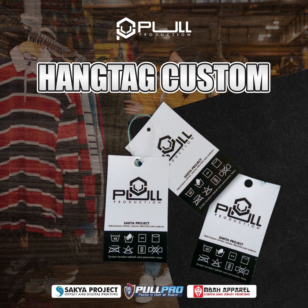 HANGTAG BAJU / LABEL BAJU KERTAS 300 GSM CUSTOM