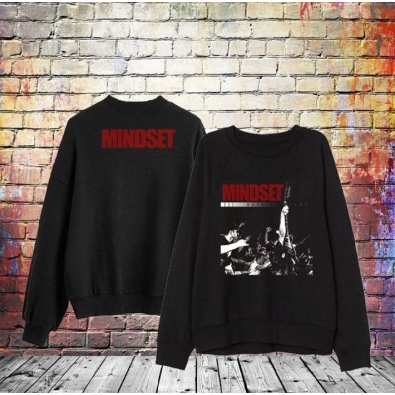 Sweater Crewneck Pria/Wanita Band Punk | Rock | Metal | Rap | Pop | MINDSET