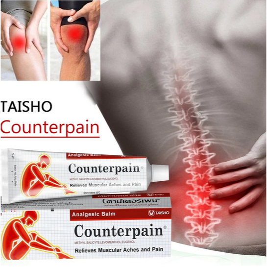 【100% ORI & EXP 2026】100% ORI Counterpain Cream 120gr Thailand Hot Krim Analgesic Untuk Mengobati En