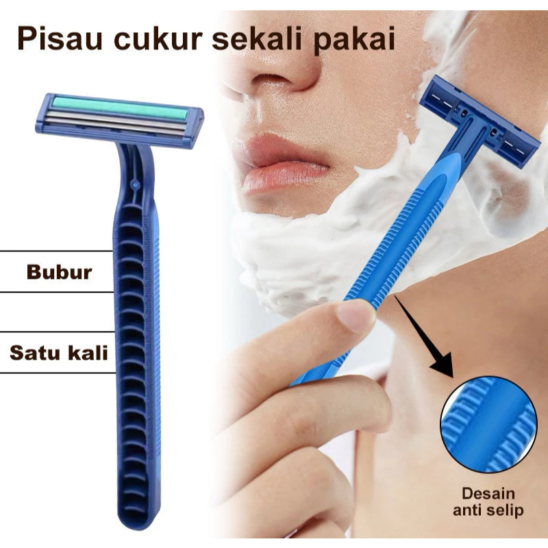 ALAT CUKUR KUMIS / ALAT CUKUR JENGGOT 2 MATA PISAU / PISAU CUKUR KUMIS / PENCUKUR KUMIS CUKURAN