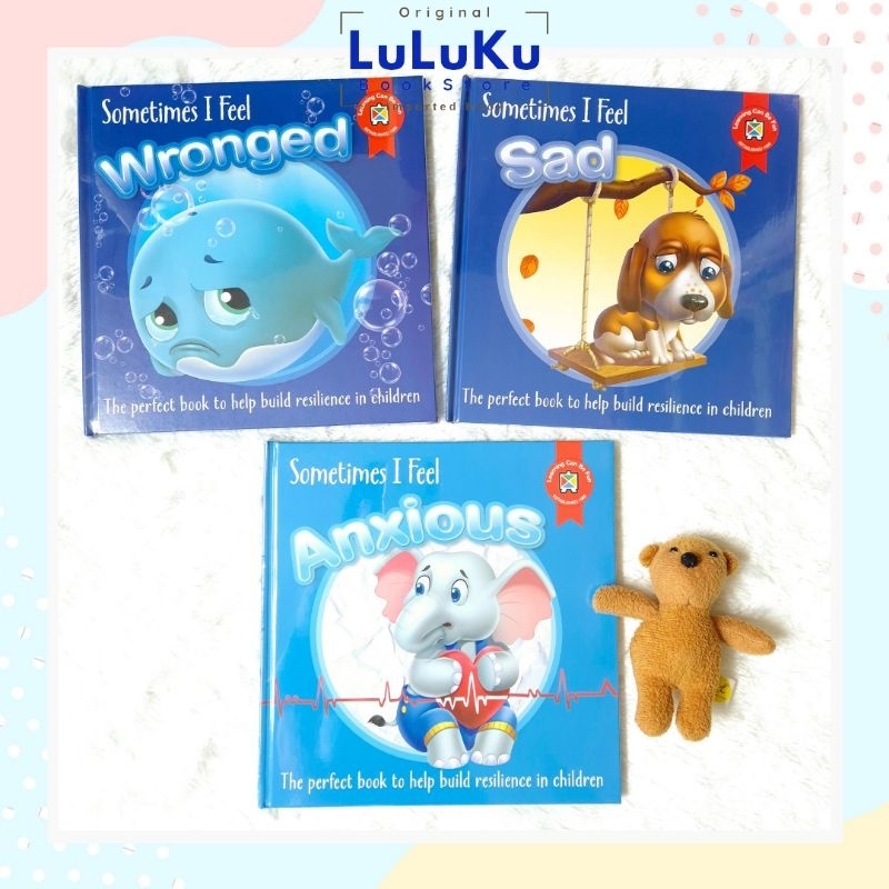 Buku Bacaan Anak SOMETIMES I FEEL WRONGED / SAD / ANXIOUS Children Imported Feeling Book