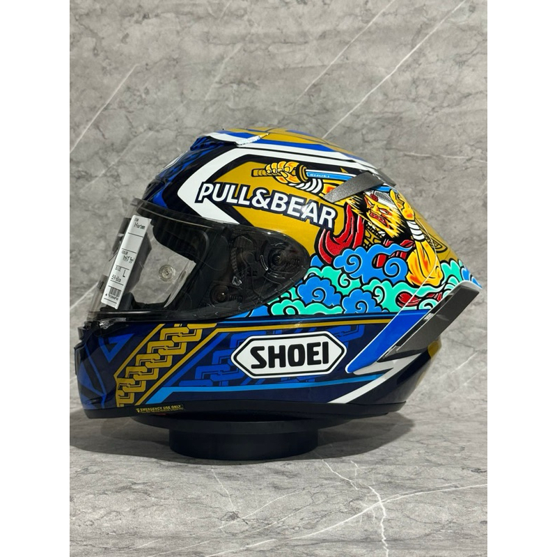 HELM CLONE SHOEI X14 1:1 FULL FACE MOTEGI 3 PULL AND BEAR
