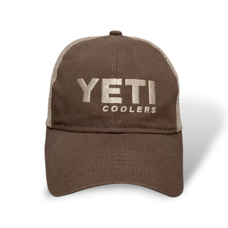 Trucker Hat Yeti Coolers Brown Vintage