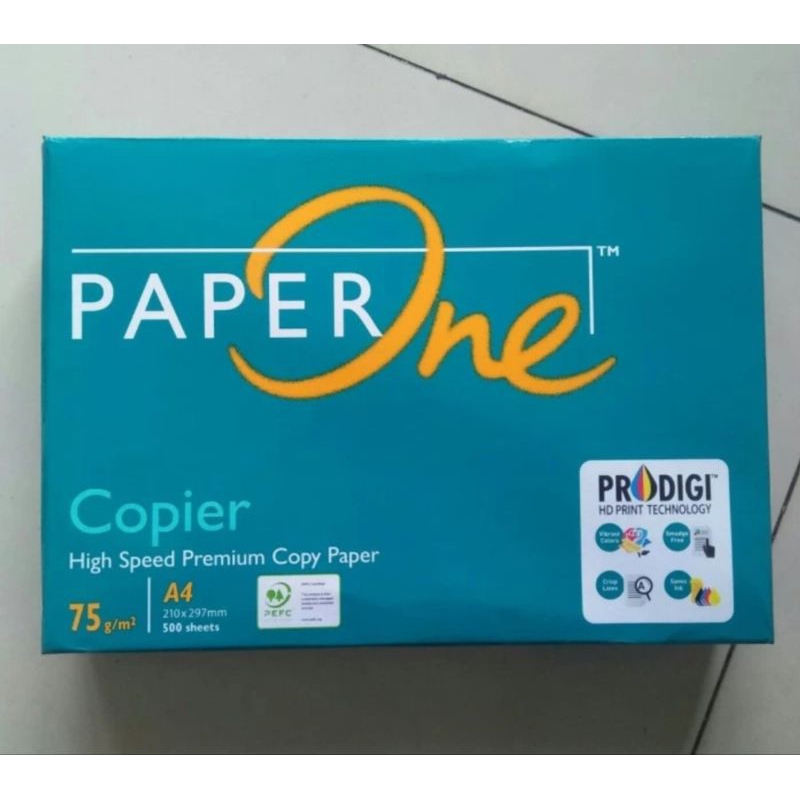 

kertas hvs A4 75gram paperone /kertas photocopy, print