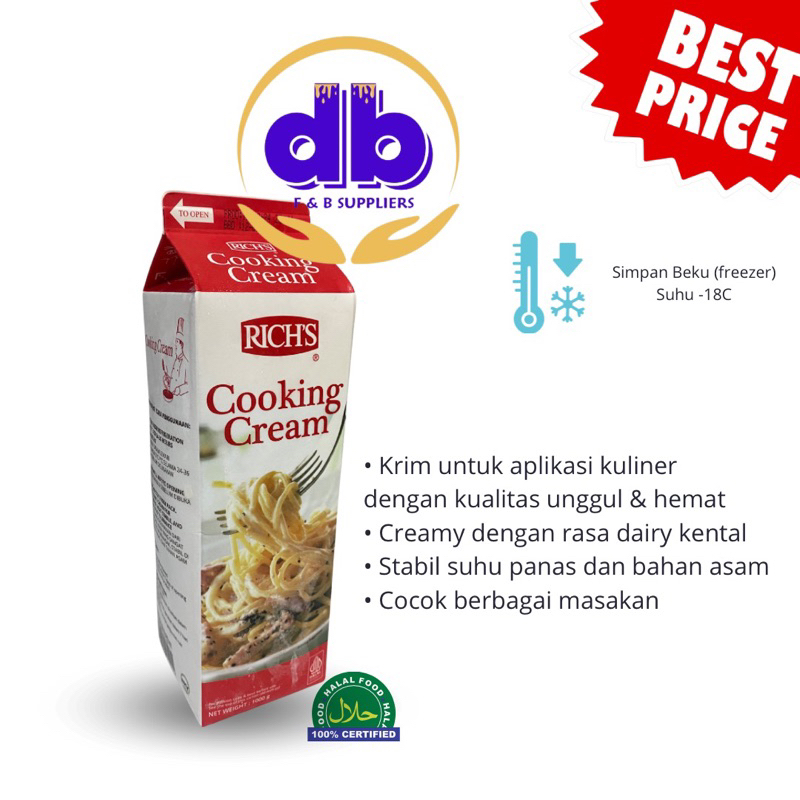 

Cooking Cream Richs 1000gr