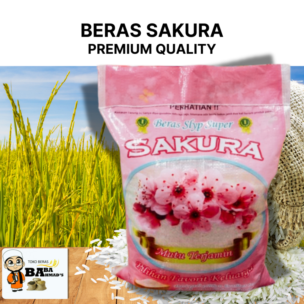 

BERAS SAKURA - 5KG/10KG/15KG/20KG/25KG