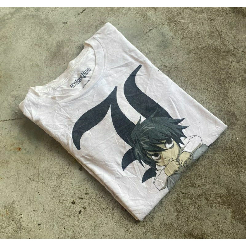 Tshirt Anime DeathNote L Cartoon