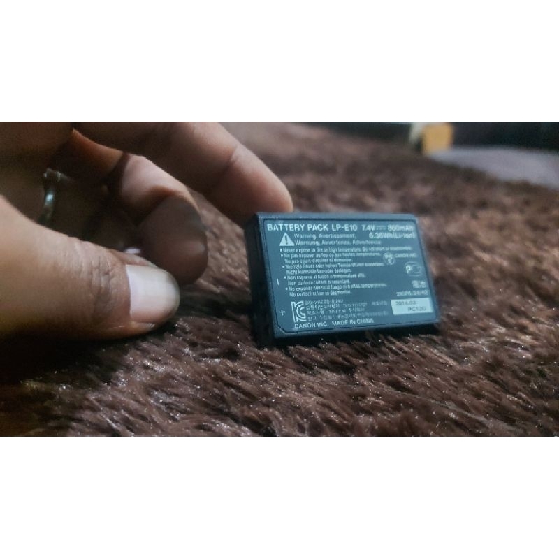 Batre canon eos 1100D 1200D 1300D original (copotan 1300 2015)