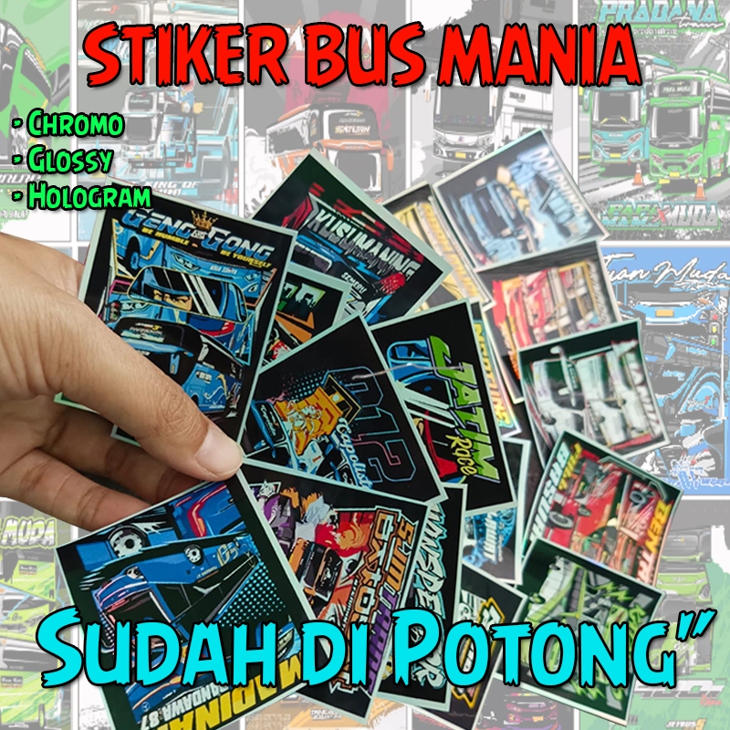 

Stiker Bus Basuri Telolet Viral Glossy Isi 16 Pcs Ukuran 7x5cm Terbaru