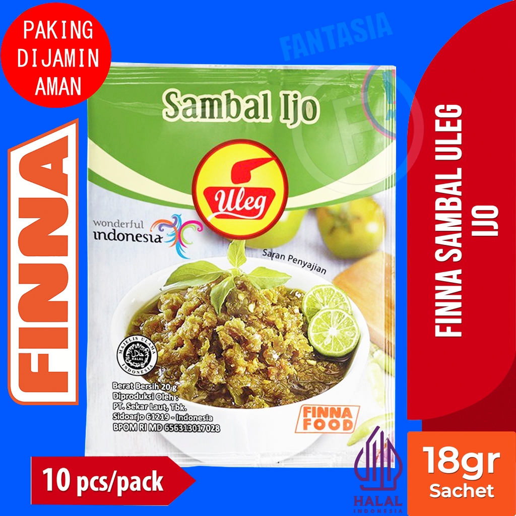 

Finna Sambal Uleg Ijo FUN CORNER (Pack) PAKING DIJAMIN AMAN