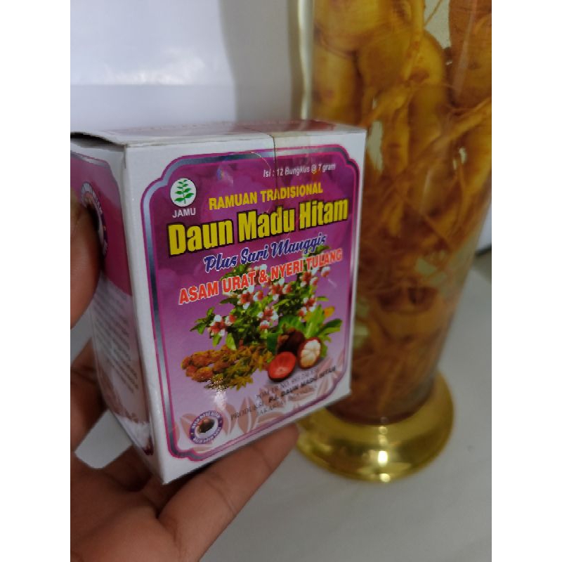 

Ramuan Daun Madu Hitam plus Sari manggis