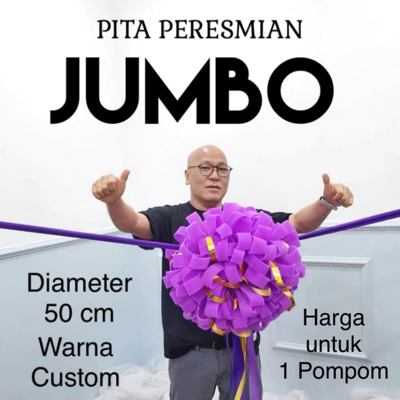 

Pita peresmian gunting pita opening pita satin Tille merah set gunting pita grand opening set lengkap gunting peresmian pom pom siap pakai pita jumbo