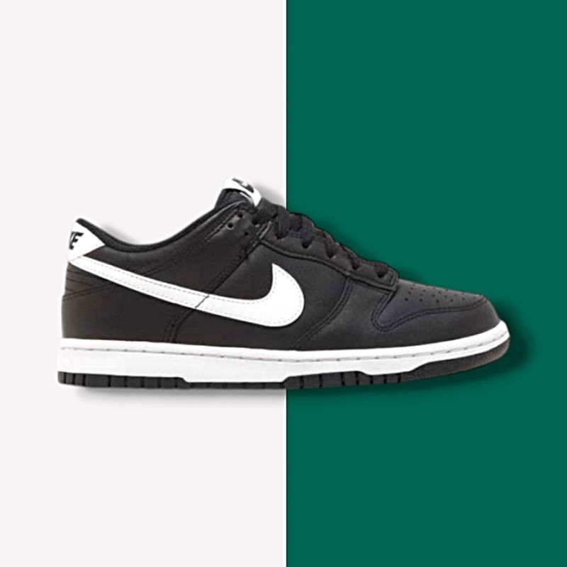Nike Dunk Sneakers Anak Hitam Abu Sepatu Anak Sekolah TK Paud SD Unisex Terbaru Sneaker Hitam Cowok 
