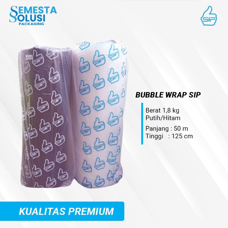 

Bubble Wrap 125 x 50 m Hitam Putih 1.8 kg