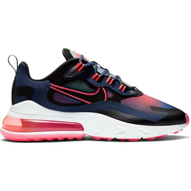 ORIGINAL Nike Air Max 270 React SE Running Shoes - MIDNIGHT NAVY/BLACK SIZE 39
