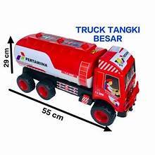Truk jumbo tangki Pertamina/ Mainan mobil truk pengangkut minyak Pertamina besar TP 2016