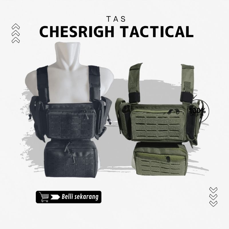 Tas ChestRig Taktis KRAKEN I Tas Dada Mini Chestrig Modular Tas Dada Tactical