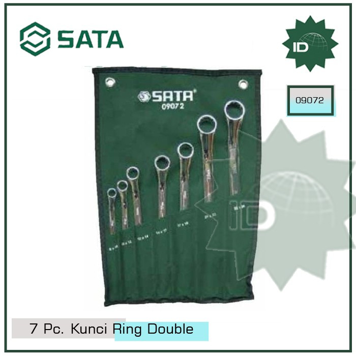 Kunci Ring SET 7 Pcs METRIC 09072 SATA TOOLS