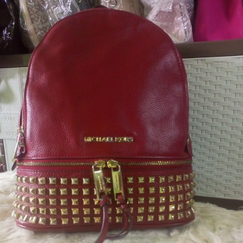 MK rhea backpack marun(sold out)