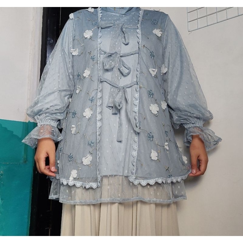 [NEW BUKAN PRELOVED] Coquette Blouse Candy Lady Store