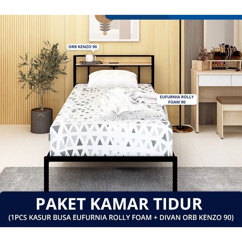 Paket Divan Dipan dan Kasur / Olympic RB Kenzo + Roll Foam