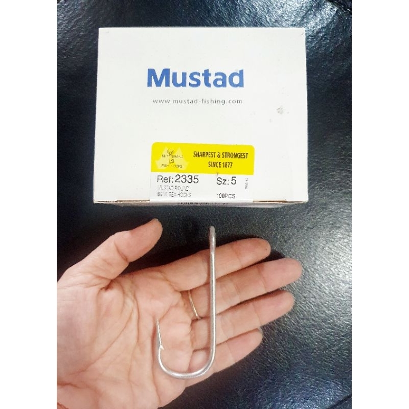MATA KAIL PANCING MUSTAD 2335 2315 NO. 5 dijual perkotak 100 pcs / PANCING CAP KUNCI