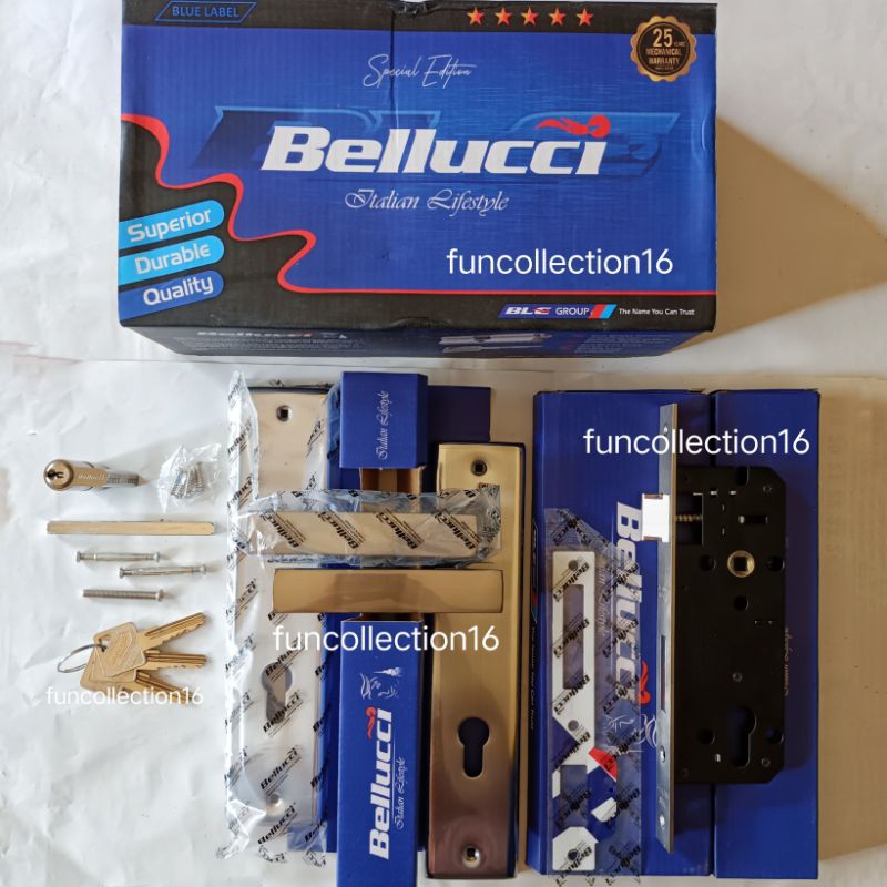 Kunci Pintu Silinder Set merk BELLUCCI