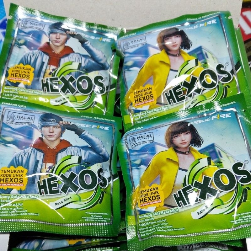 

Permen Hexos Sachet isi 5 butir