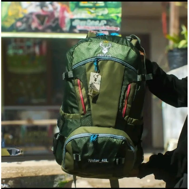 Tas Ransel Gunung Original CERVUS 40Liter Free Rain Cover Tas Hiking Tas Outdoor Tas Camping