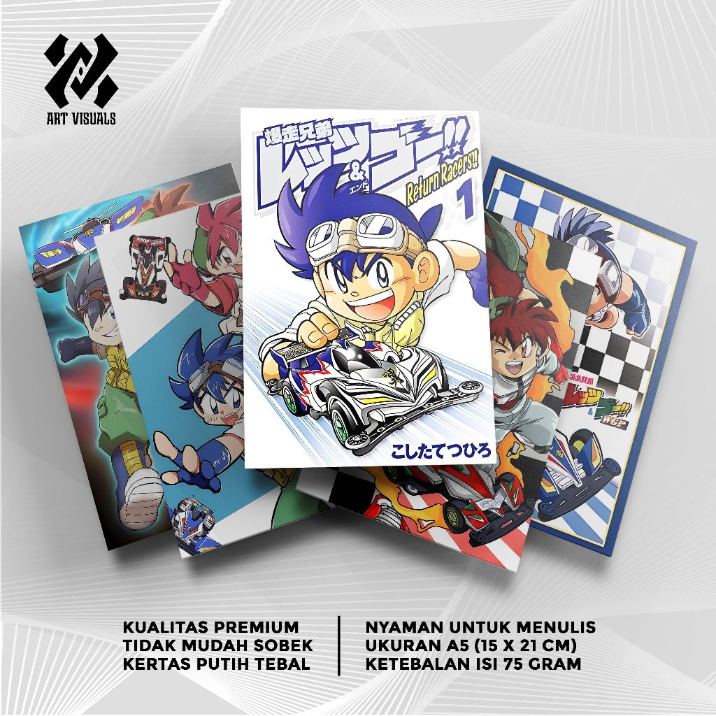 

Buku Tulis Custom Tema Tamiya Terlengkap Termurah Model Bebas Pilih Foto / Buku Tulis Sekolah / Buku Catatan