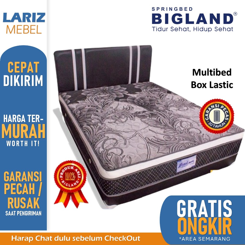 PROMO Springbed multibed boxlastic boxy Bigland Toko Lariz Mebel Murah