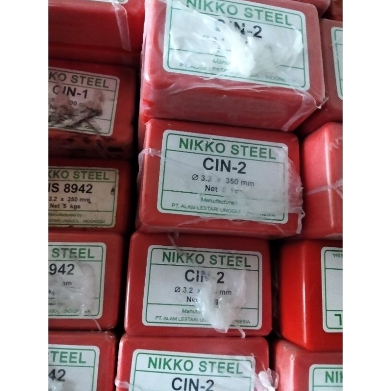 KAWAT LAS COR CIN-2 NIKKO STEEL AWS ENiFe-CI Size. 3.2MM