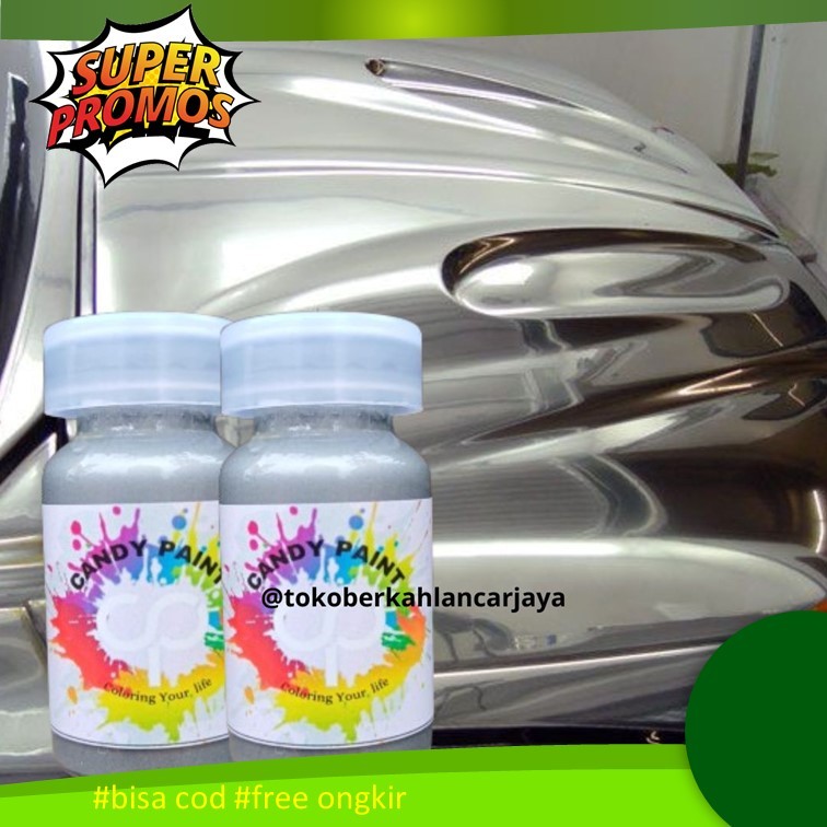 (SEMPROT) 12,5 ML PEWARNA LOGAM CAT SEMPROT CHROME CANDY CHROME CANDY PAINT