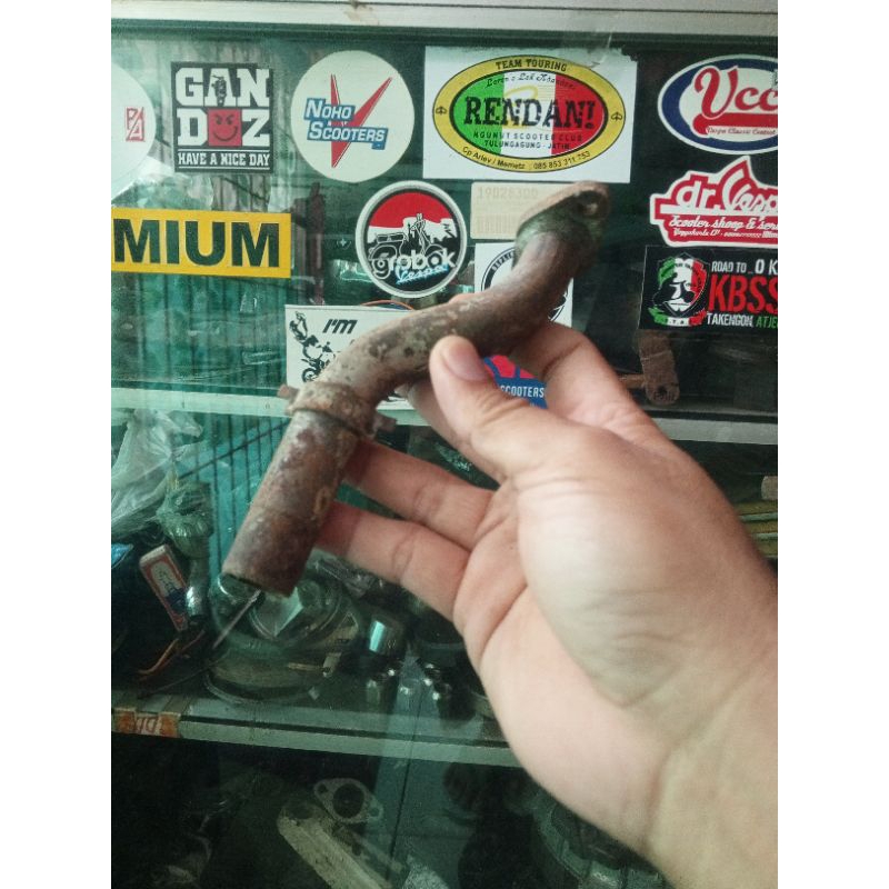 intake karburator motor vespa special 90 cc