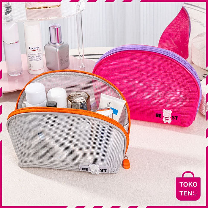 Tokoten - Tas Make Up Lucu - Tas Kosmetik Mini - Tas Kosmetik Import TM005