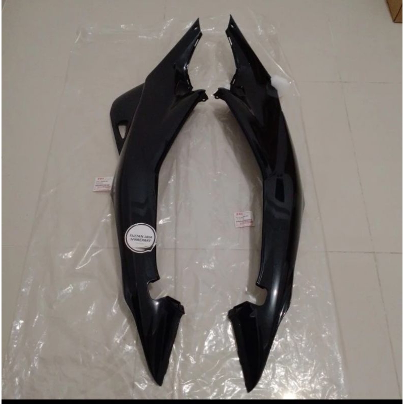 COVER FRAME TUTUP BODY SATRIA FU CBU HITAM BLACK ORI SGP THAILAND