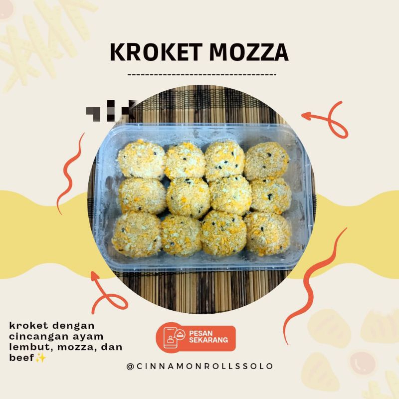 

Frozen Kroket Moza Premium