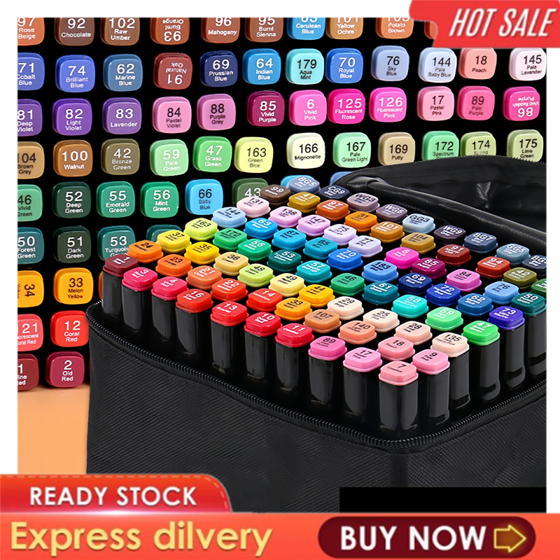 

Touch Art Marker Pen Painting Children's Painting Pen Art Supplies Marker Set Colored Pen Set Markers 24/30/40/60/80 Colors , Color Alcohol Marker Art Marker Highlighter Pen Set Color Calligraphy Pen Set Marker Pen