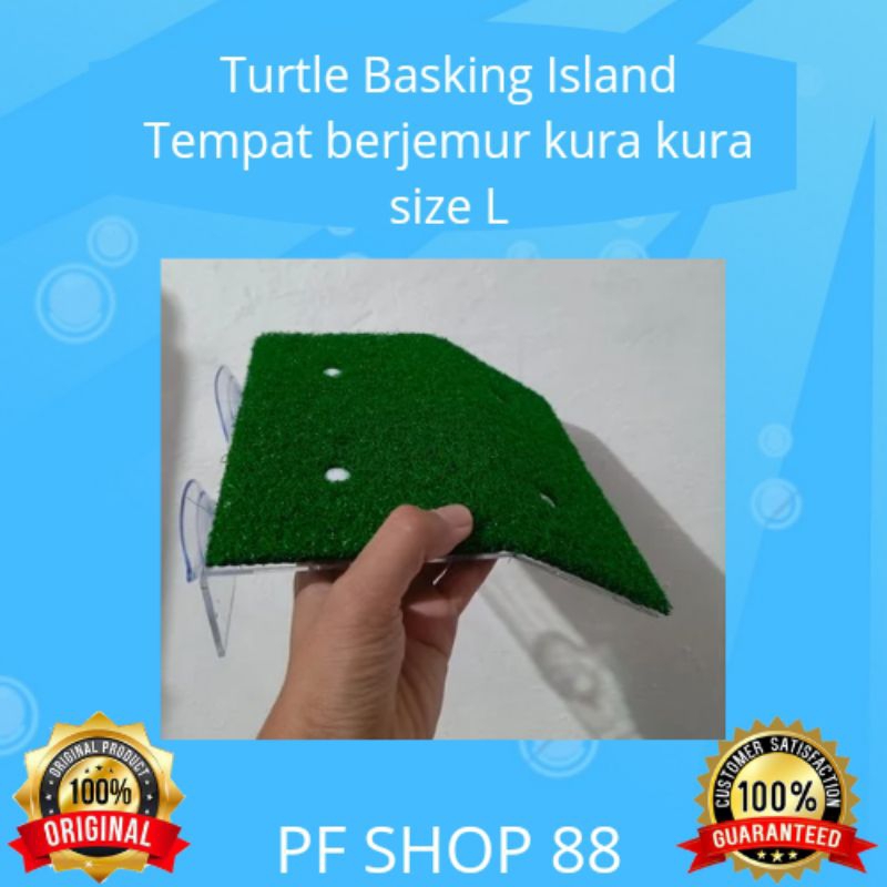 Turtle Basking Island tempat berjemur kura kura size L