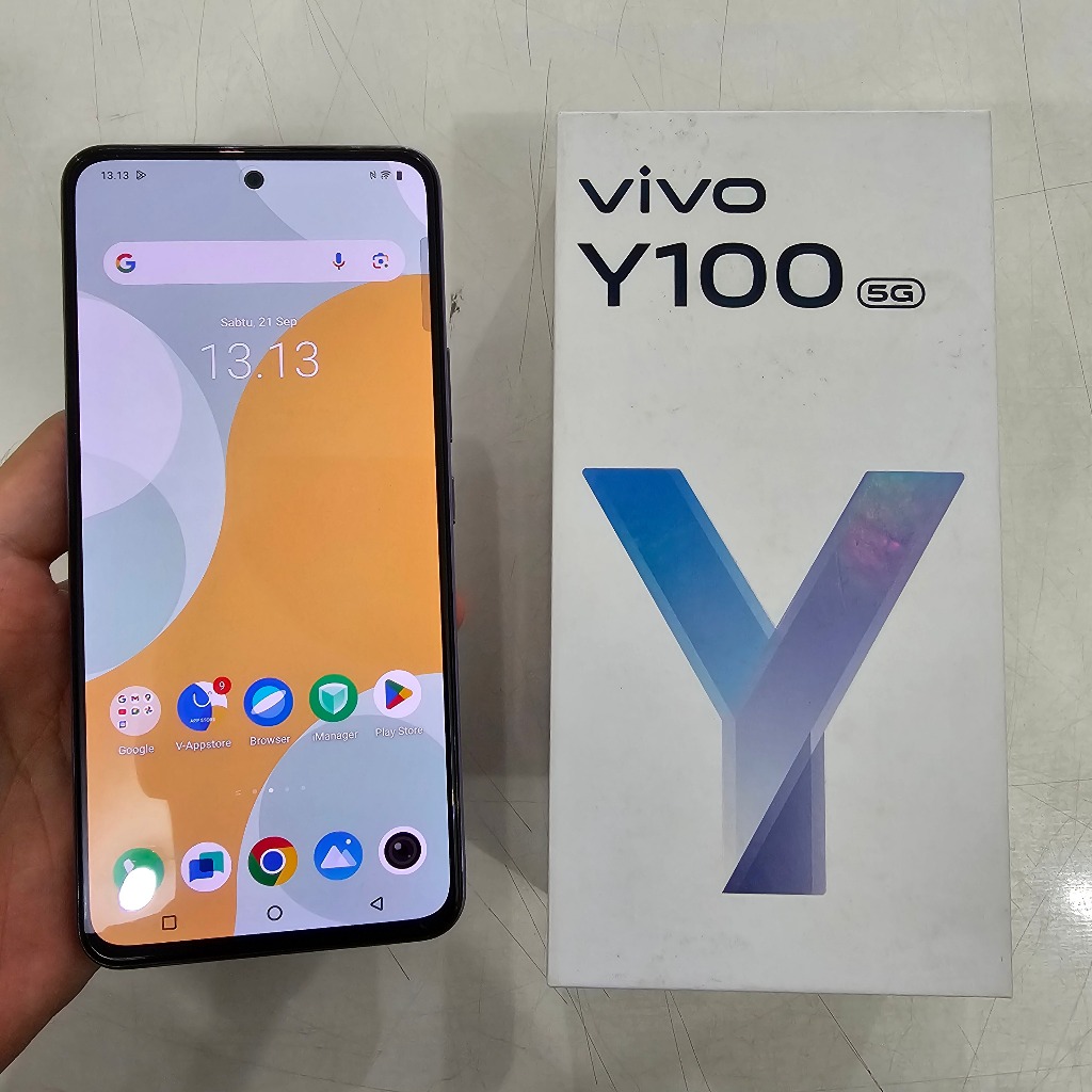 Vivo Y100 5G 16GB RAM 8+8 8/128 NFC 8GB 128GB SECOND Mulus like new RESMI