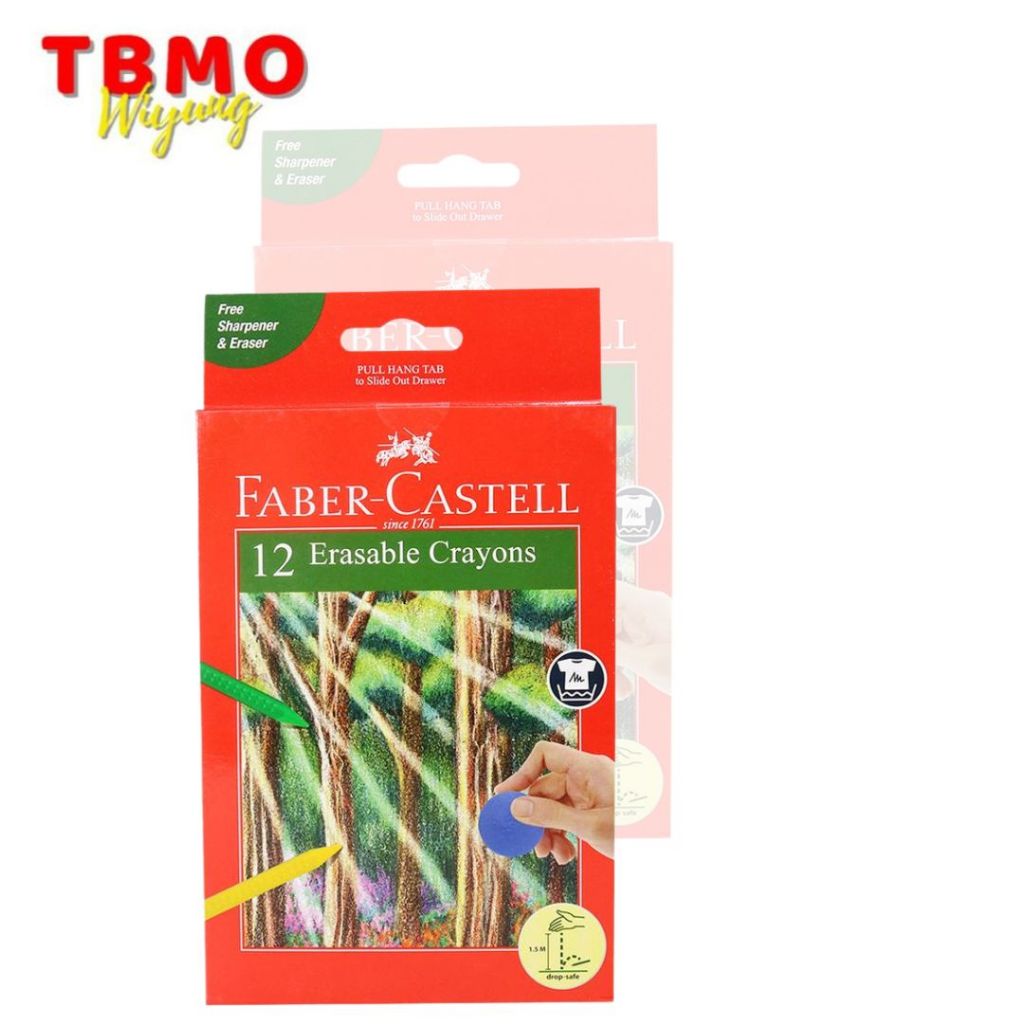 

Tbmo Erasable Crayon Set 12 Faber-Castel 122530