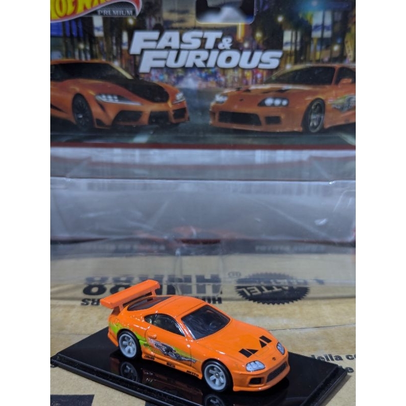 Hot Wheels Loose Premium Toyota Supra MK4 Orange Fast and Furious Loose X Twin pack